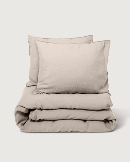 Duvet Cover Set Linen Dune