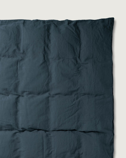 Duvet Cover Linen Midnight Blue