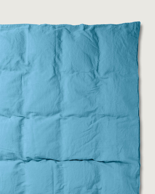 Duvet Cover Linen True Blue