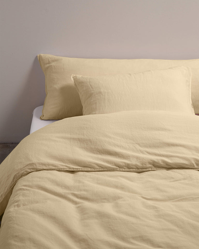 Kussensloop Linnen Creamy Yellow - SUITE702