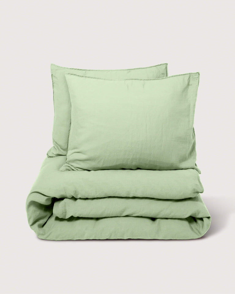 Beddengoed Set Linnen Green Mint - SUITE702