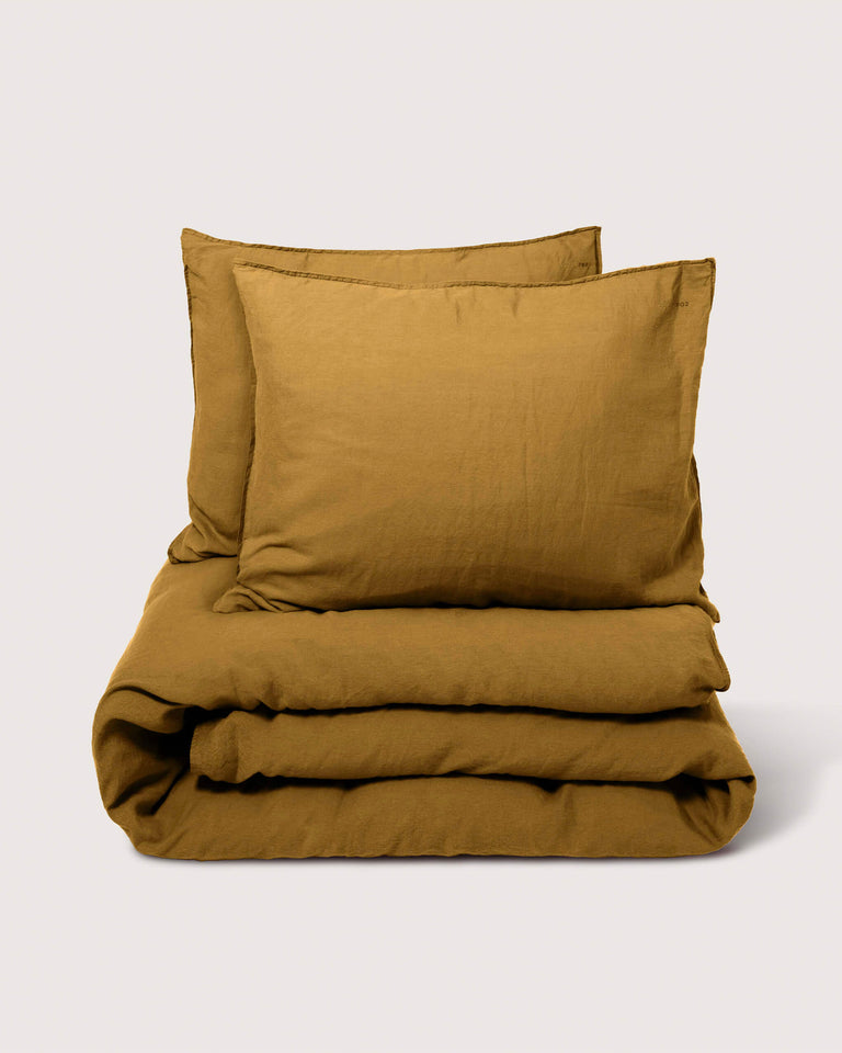 Beddengoed Set Linnen Khaki Gold - SUITE702