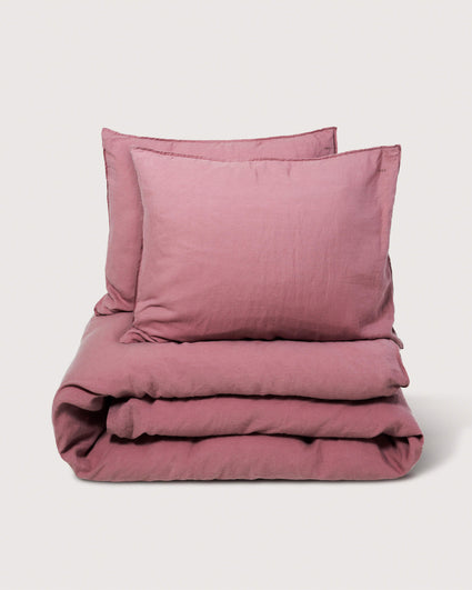 Beddengoed Set Linnen Mauve Rose - SUITE702
