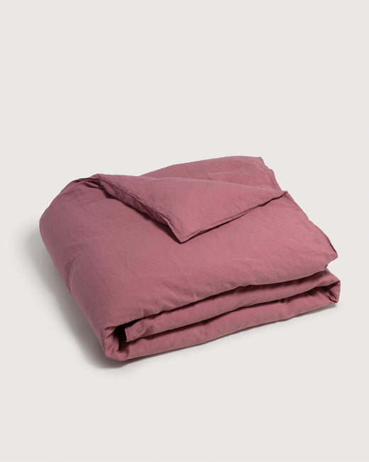Dekbedovertrek Linnen Mauve Rose - SUITE702