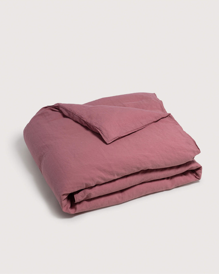 Dekbedovertrek Linnen Mauve Rose - SUITE702