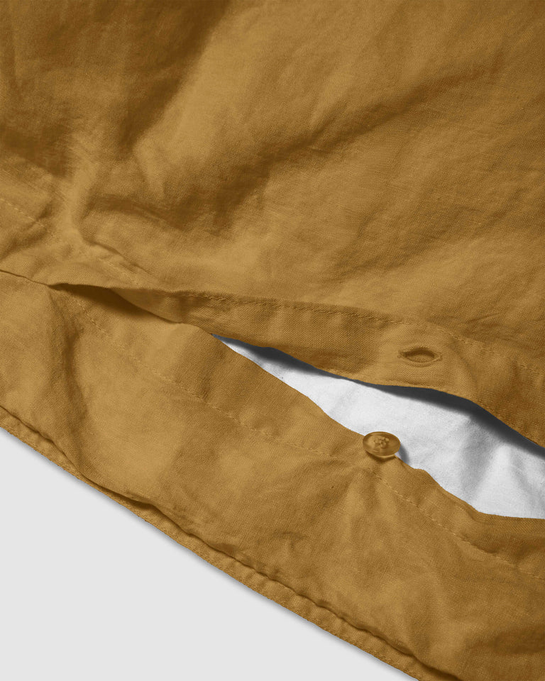 Dekbedovertrek Linnen Khaki Gold - SUITE702