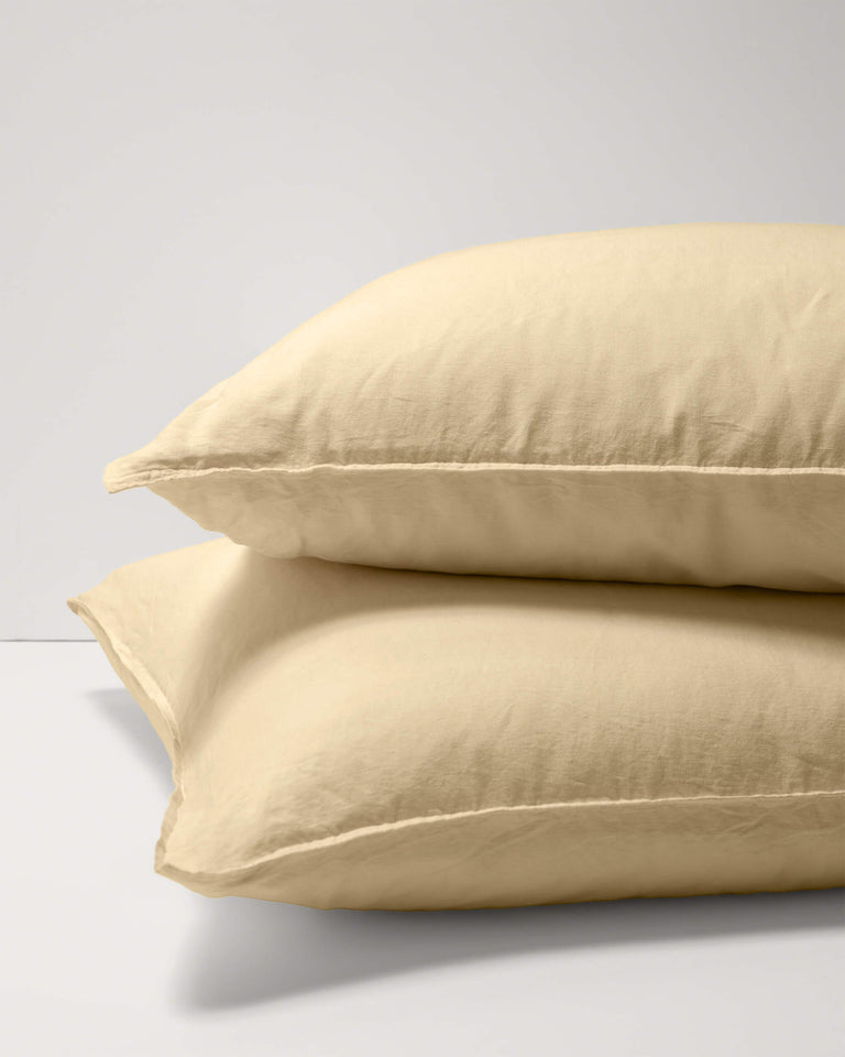 Kussensloop Linnen Creamy Yellow - SUITE702