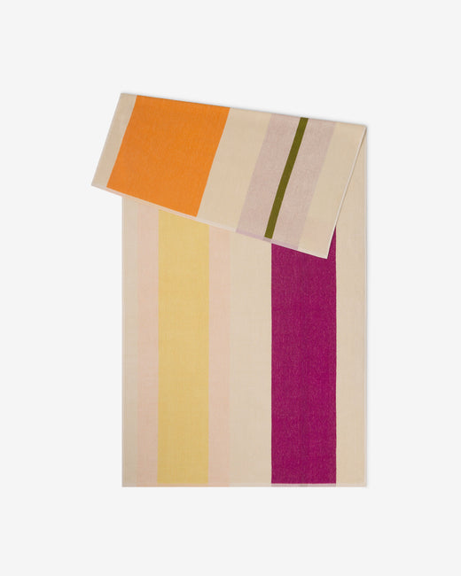 Beach Towel Yellow Fuchsia Orange Olive