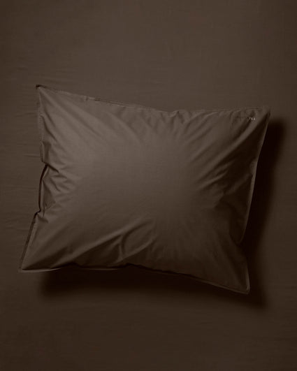 Duvet Cover Set Cotton Coffee Brown
