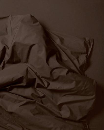 Duvet Cover Cotton Coffee Brown