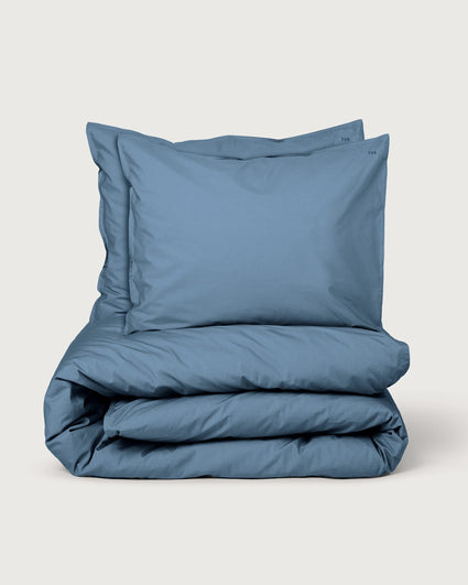 Cotton Bedding Set Quiet Blue