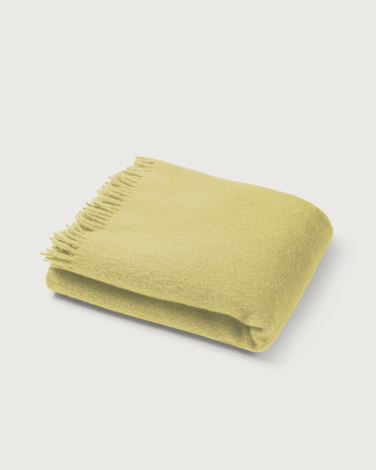 Mohair Throw Cloud Butter Bean