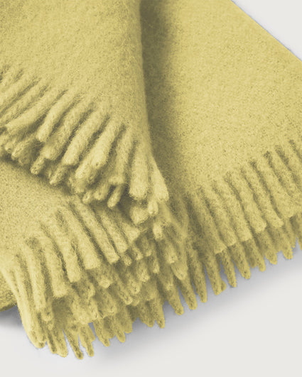 Mohair Throw Cloud Butter Bean