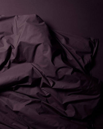 Cotton Bedding Set Plum Noir