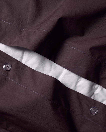Duvet Cover Cotton Plum Black