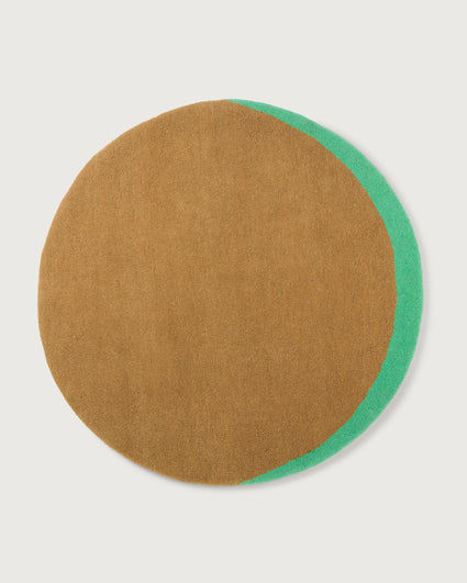 Rug Wool Eclipse Camel Mint