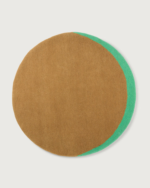 Rug Wool Eclipse Camel Mint