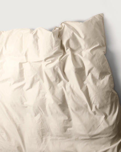 Duvet Cover Satin Ecru