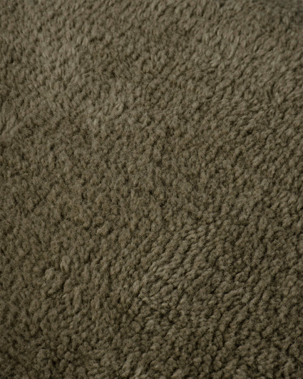 Really bigDOT Cushion Cover Furry Dark Olive