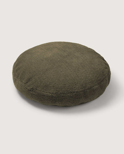Really bigDOT Cushion Cover Furry Dark Olive