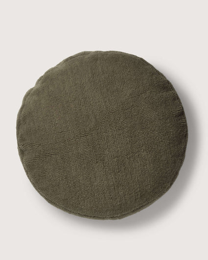 Really bigDOT Cushion Cover Furry Dark Olive