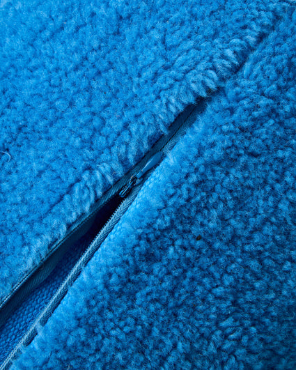 bedMATE Pillowcase Furry Brilliant Blue