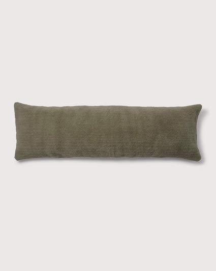 bedMATE Pillowcase Furry Dark Olive