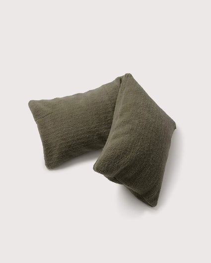 bedMATE Pillowcase Furry Dark Olive