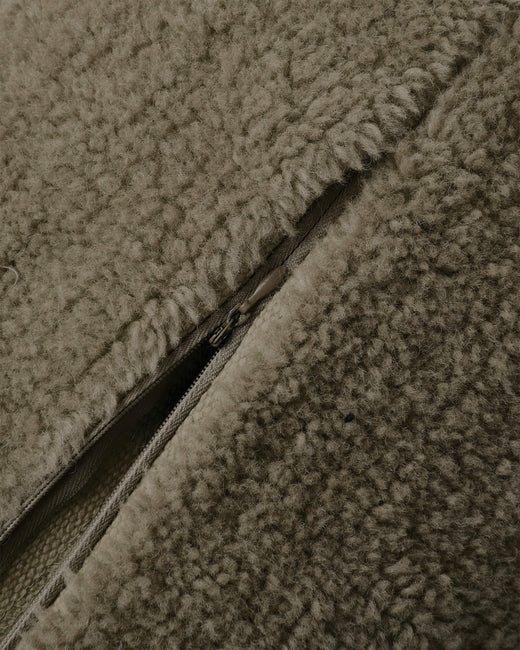 bedMATE Pillowcase Furry Dark Olive