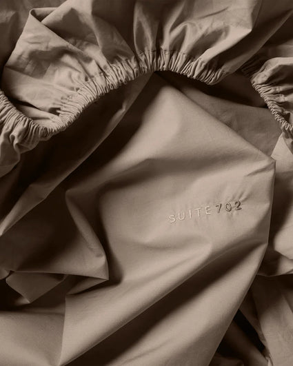 Fitted Sheet Cotton Camel