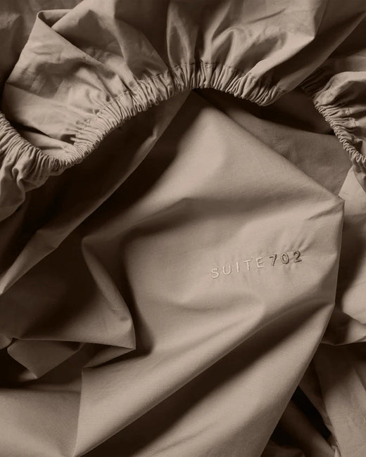 Fitted Sheet Cotton Camel