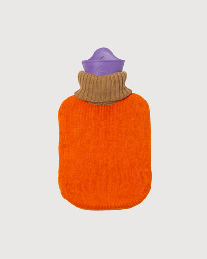 Mini Hot Water Bottle Orange