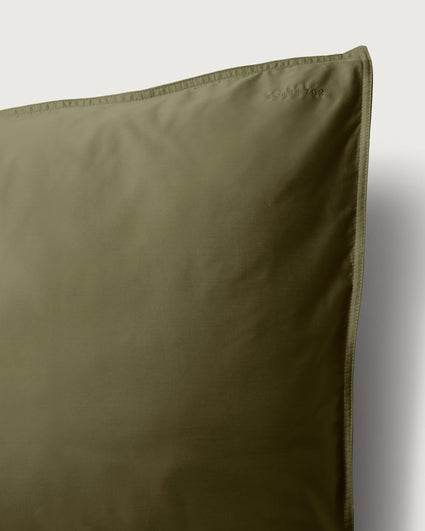 Duvet Cover Set Sateen Khaki Green