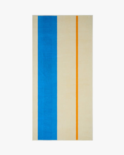 Beach towel Aqua Orange Purple Yellow