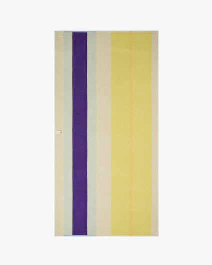 Beach towel Aqua Orange Purple Yellow