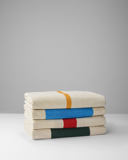 Beach towel Aqua Orange Purple Yellow