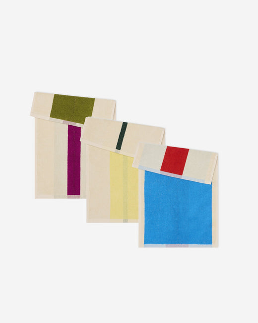 Guest Towel Set Aqua Fuchsia Yellow (3 pc.)