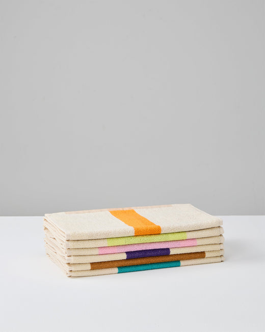 Guest Towel Set Turquoise Purple Toffee (3 pcs)