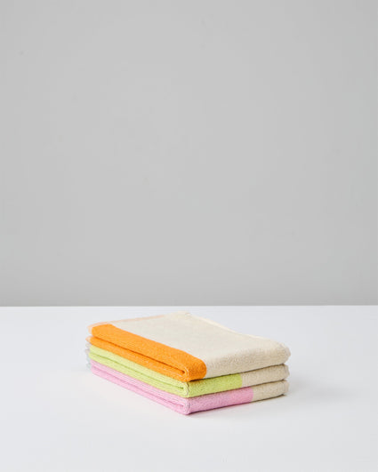 Guest Towel Set Turquoise Purple Toffee (3 pcs)