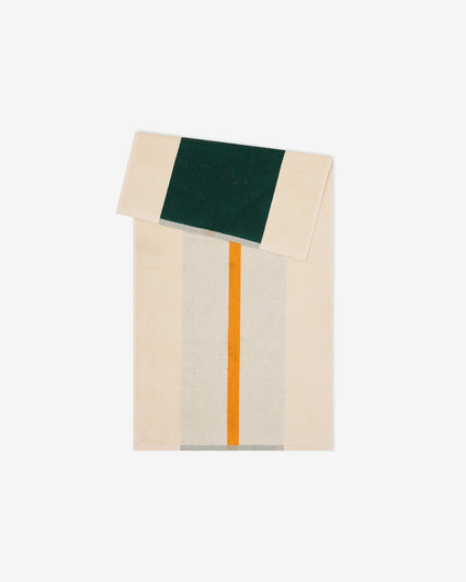Towel Dark Green Orange