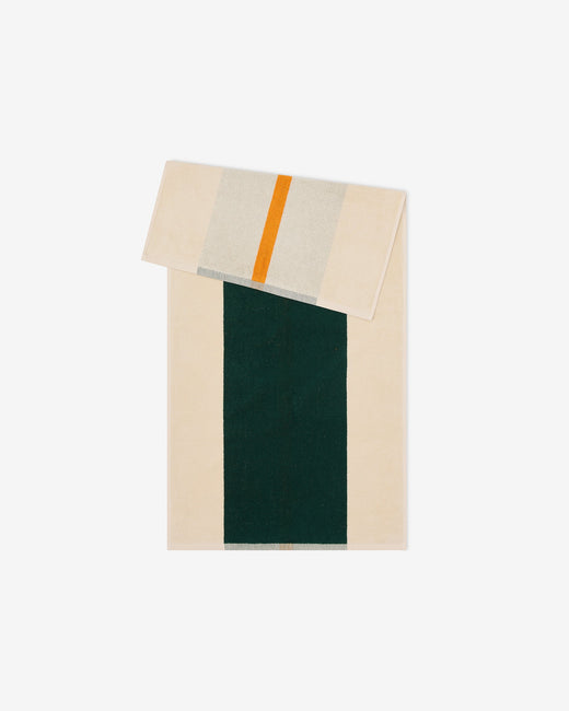 Towel Dark Green Orange