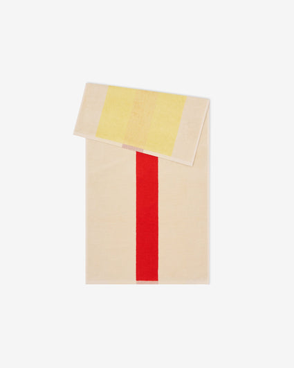 Towel Red Yellow