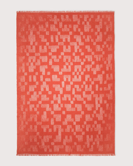 Bedspread Mesh Tomato Red