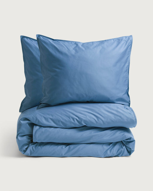 Bedding Set Satin Ocean Blue