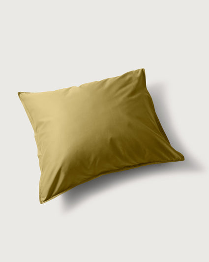 Pillowcase Satin Olive Gold