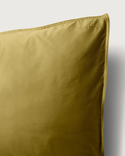 Pillowcase Satin Olive Gold