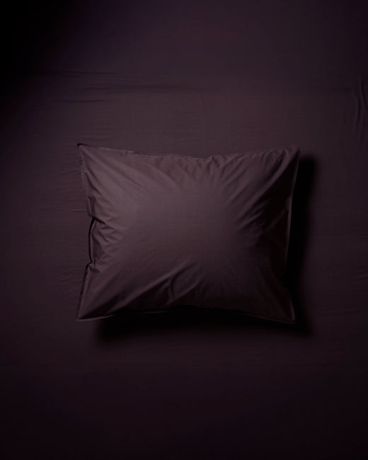 Pillowcase Cotton Plum Noir