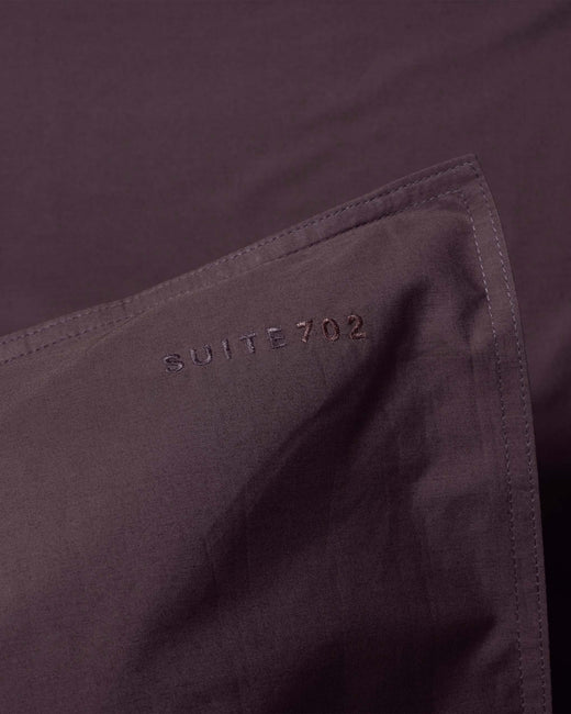 Pillowcase Cotton Plum Noir