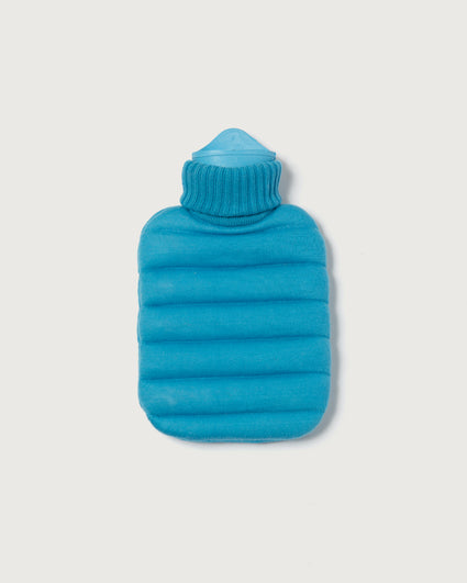 Mini Puffy Hot Water Bottle Capri Blue
