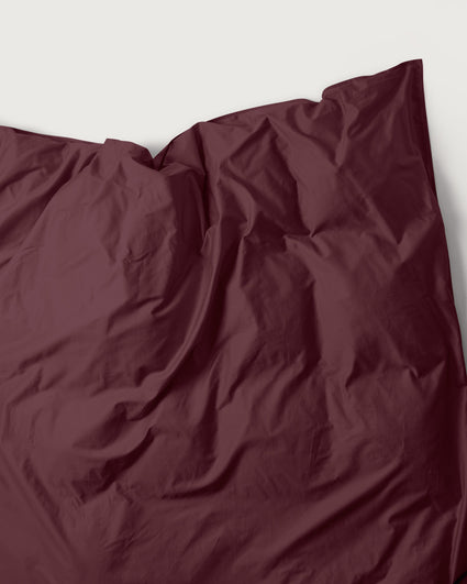 Duvet Cover Satin Red Wine